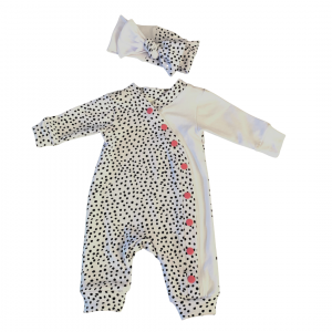 Polka Dot Romper & Headband