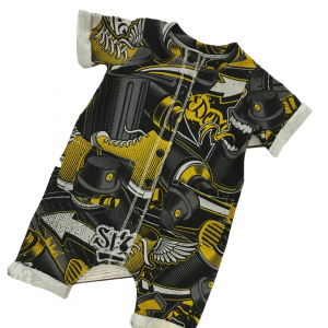 Street Graffiti Stud Romper