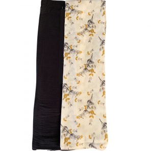 Black / Eucalyptus Muslin Swaddle – 2 pack