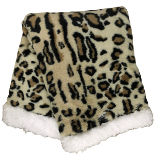 Leopard Mink Blanket – Brown