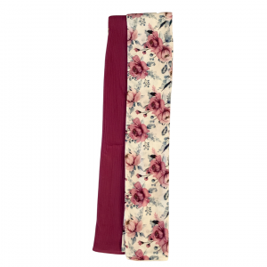 Maroon / Rose Muslin Swaddle – 2 pack