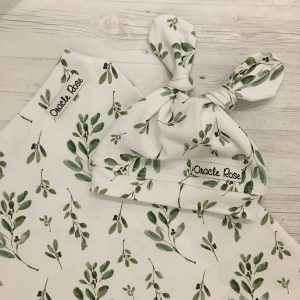 Olive Leaf Cocoon Swaddle