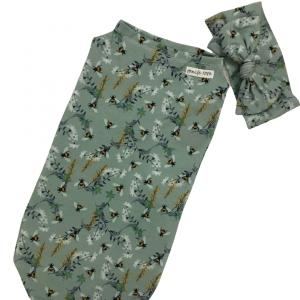 Green Bee Cocoon Swaddle