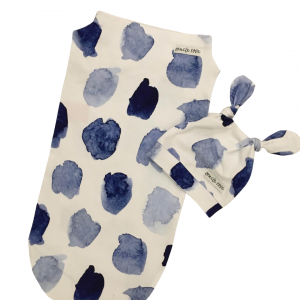 Blue Dye Cocoon Swaddle