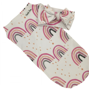 Pink Rainbow Cocoon Swaddle