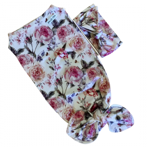 Pink Rose Cocoon Swaddle