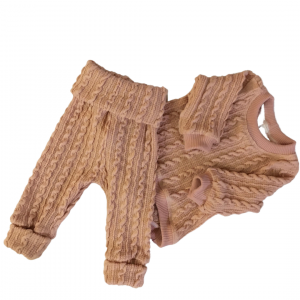 Dusty Pink Knit Lounge Pants