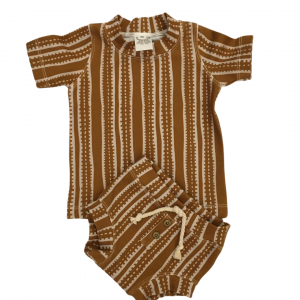 Rust Stripe Summer Set