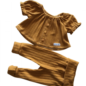 Rust Off Shoulder Set