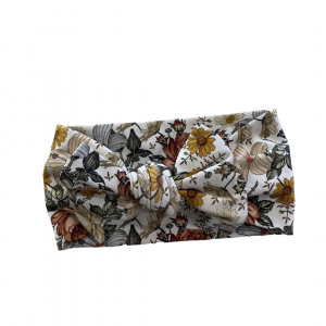Golden Floral Girls Headband