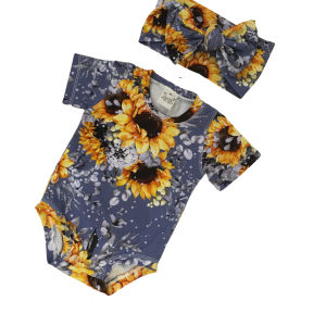 Sunflower Sky Romper
