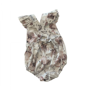 Poppy Tie Back Romper & Headband