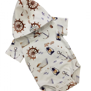Sailor Short Sleeve Romper