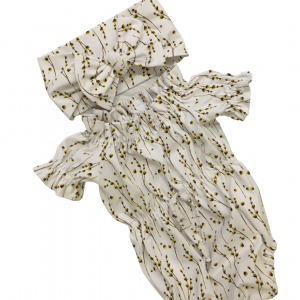 Wildflower Peasant Romper & Headband
