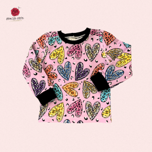Pop Heart Long Sleeve Tee