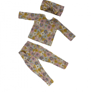 Rich-Coloured Floral Set