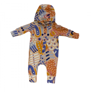 Picasso-Inspired Hooded Romper