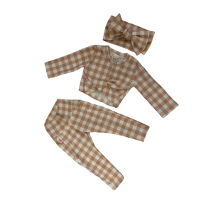 Light Brown Chequered Set