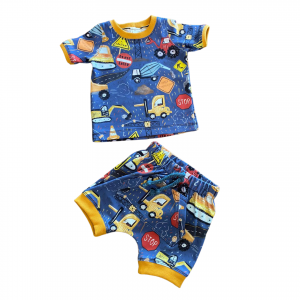 Blue Road Boy Top and Shorts