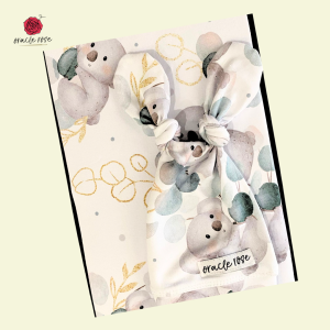 Knit Wrap Swaddle with Beanie Koala
