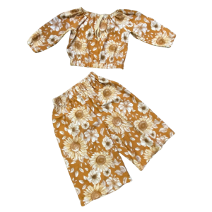 Mustard Floral Set