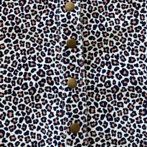 Corduroy Leopard Pinafore