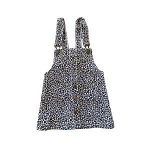 Corduroy Leopard Pinafore