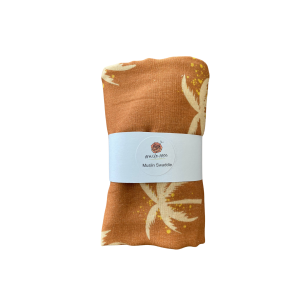 Taupe Coco Muslin Swaddle