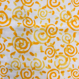 Swirly Suns Muslin Swaddle