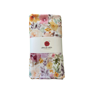 Watercoloured Garden Muslin Swaddle
